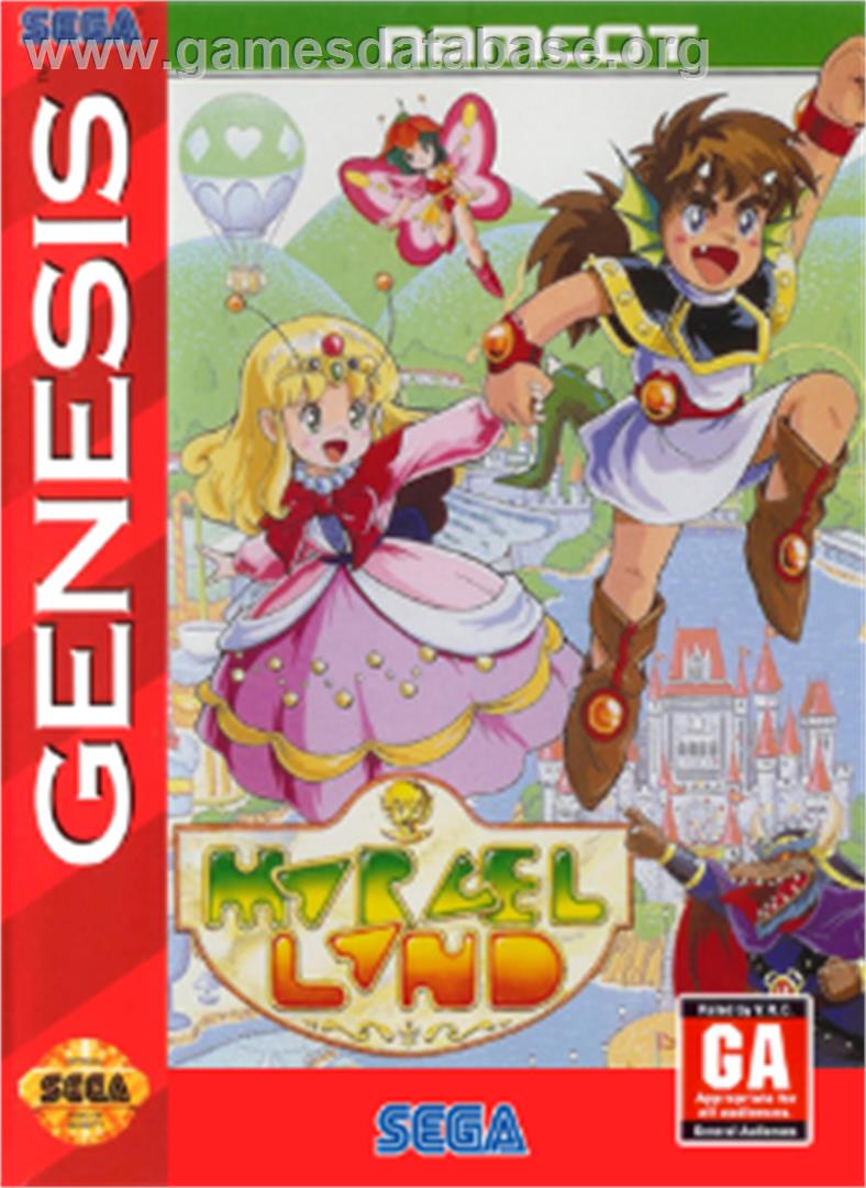 Marvel Land - Sega Nomad - Artwork - Box