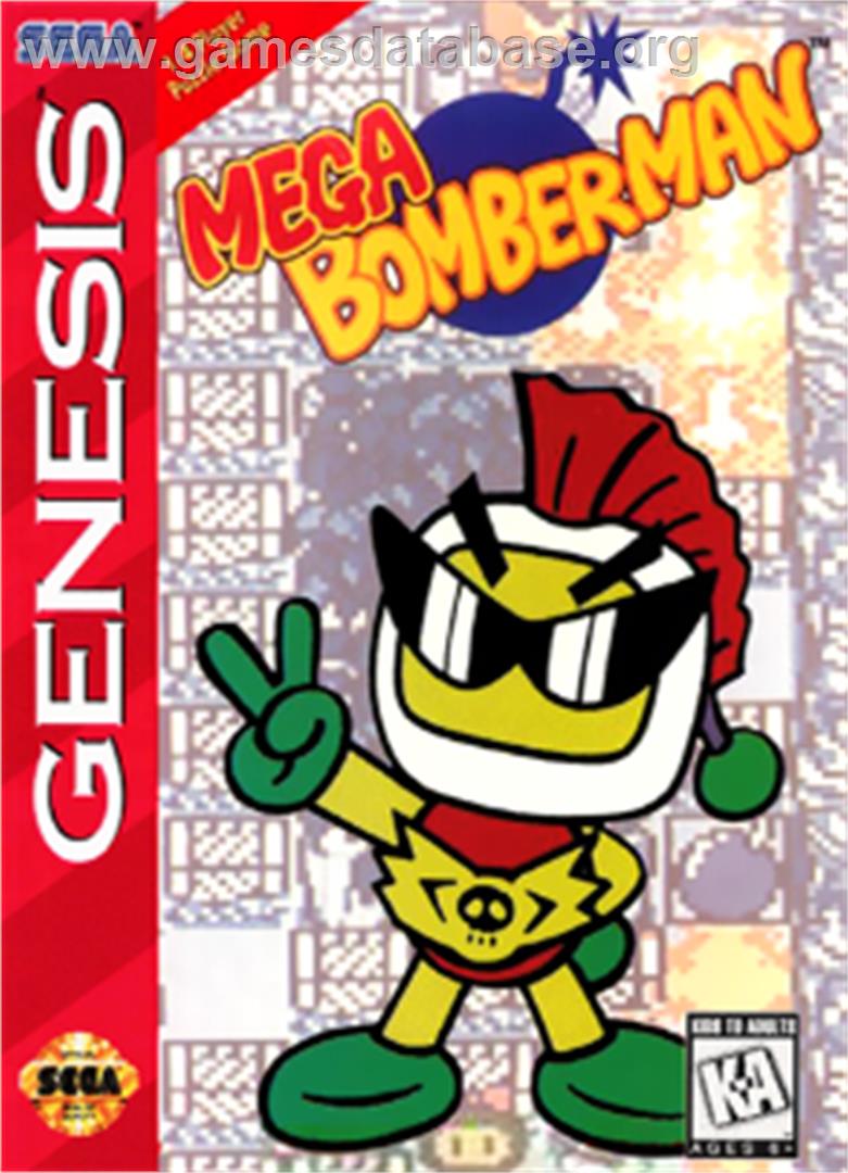 Mega Bomberman - Sega Nomad - Artwork - Box