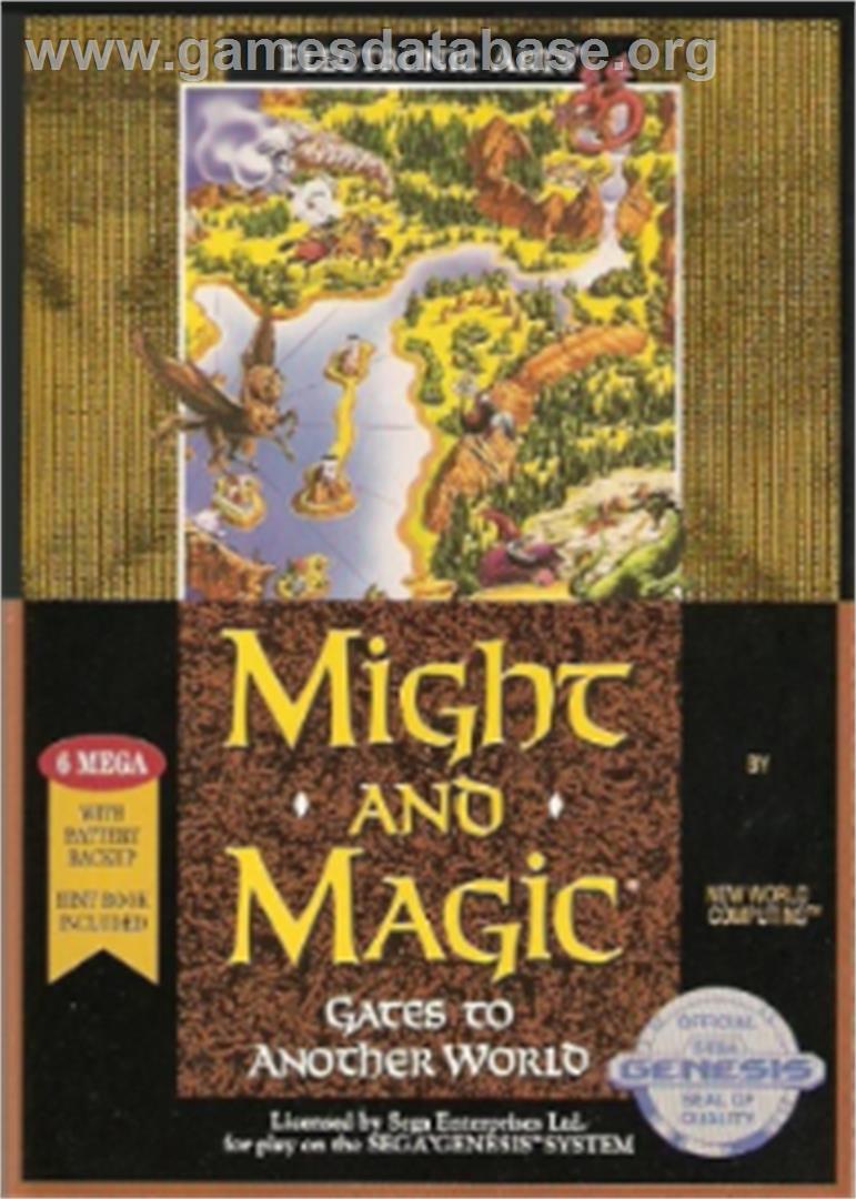 Might and Magic 2: Gates to Another World - Sega Nomad - Artwork - Box