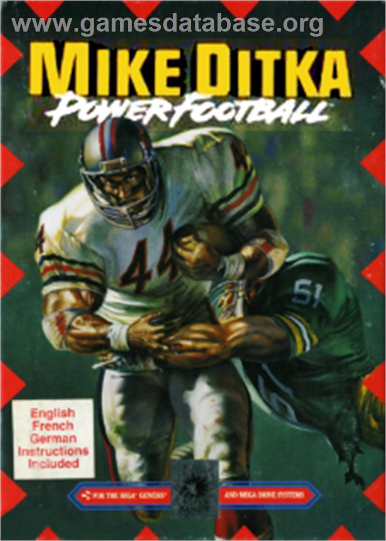 Mike Ditka Power Football - Sega Nomad - Artwork - Box