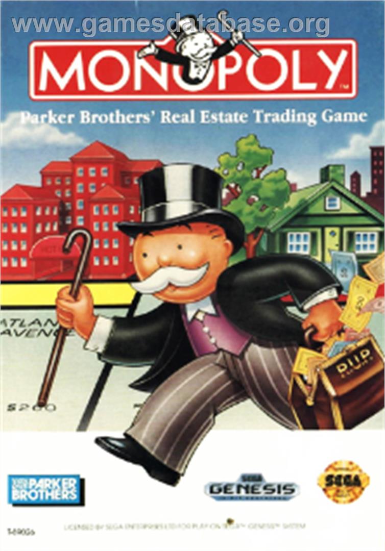 Monopoly - Sega Nomad - Artwork - Box