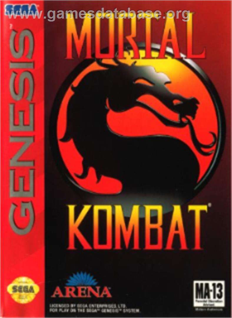 Mortal Kombat - Sega Nomad - Artwork - Box