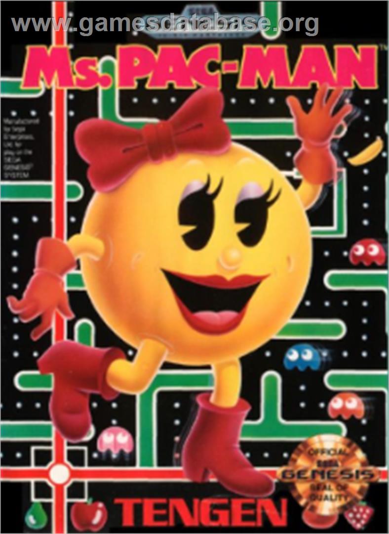 Ms. Pac-Man - Sega Nomad - Artwork - Box