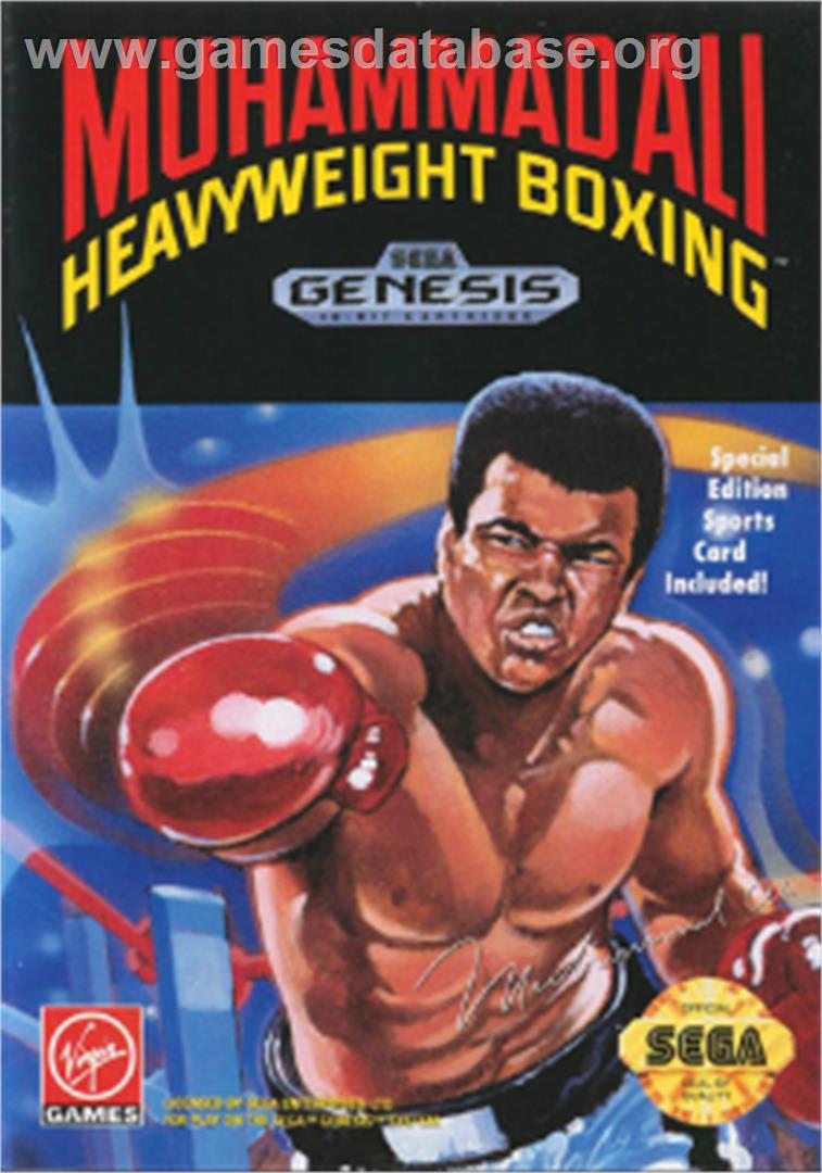 Muhammad Ali Heavyweight Boxing - Sega Nomad - Artwork - Box