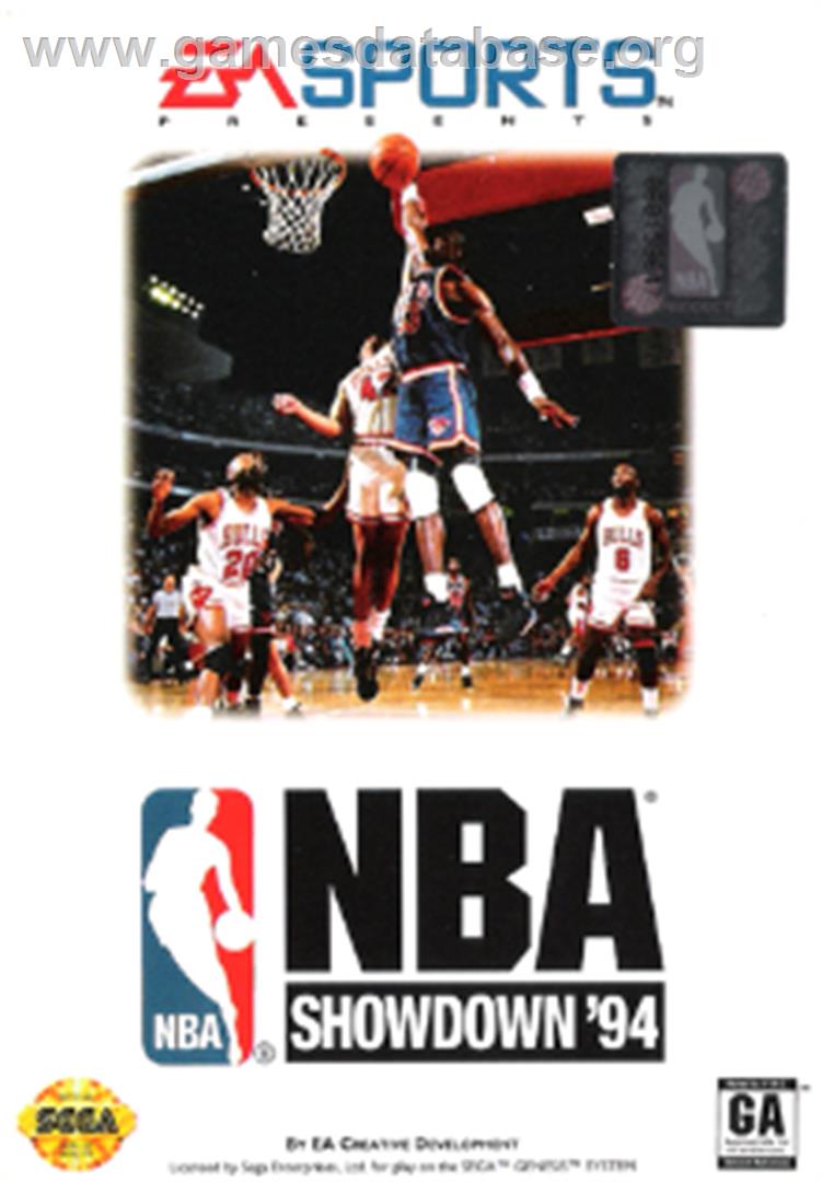 NBA Showdown - Sega Nomad - Artwork - Box