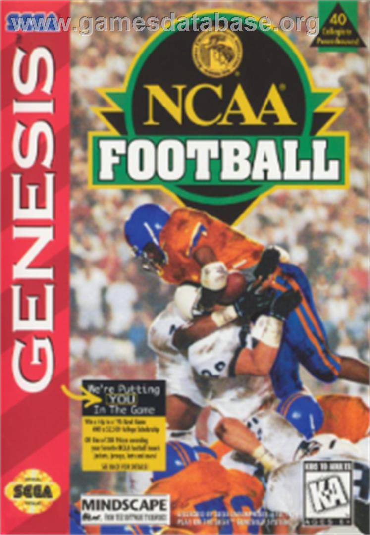 NCAA Football - Sega Nomad - Artwork - Box
