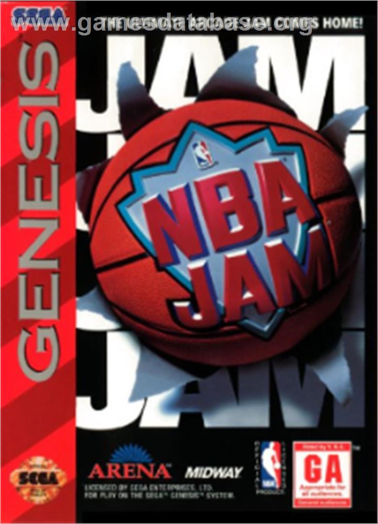 Nba Jam - Sega Nomad - Artwork - Box