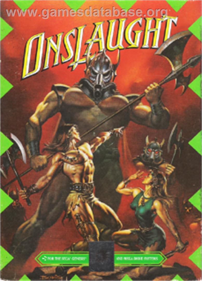 Onslaught - Sega Nomad - Artwork - Box