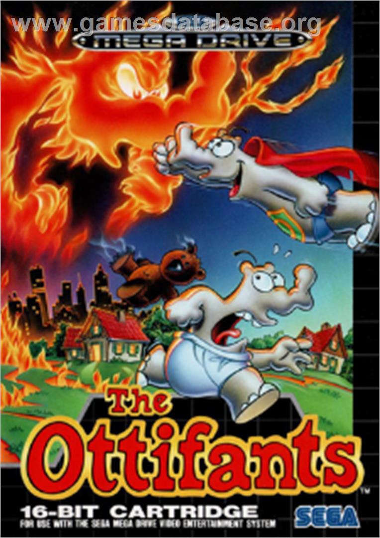 Ottifants, The - Sega Nomad - Artwork - Box