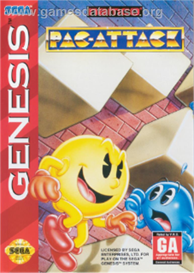 Pac-Attack - Sega Nomad - Artwork - Box