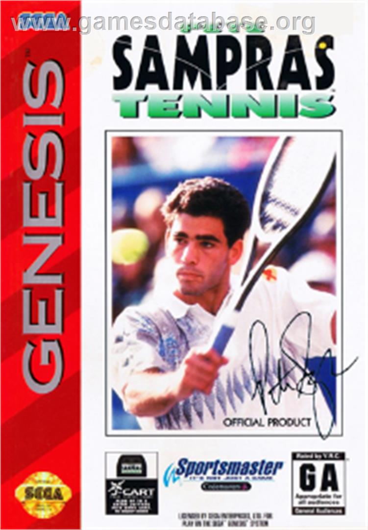 Pete Sampras Tennis - Sega Nomad - Artwork - Box