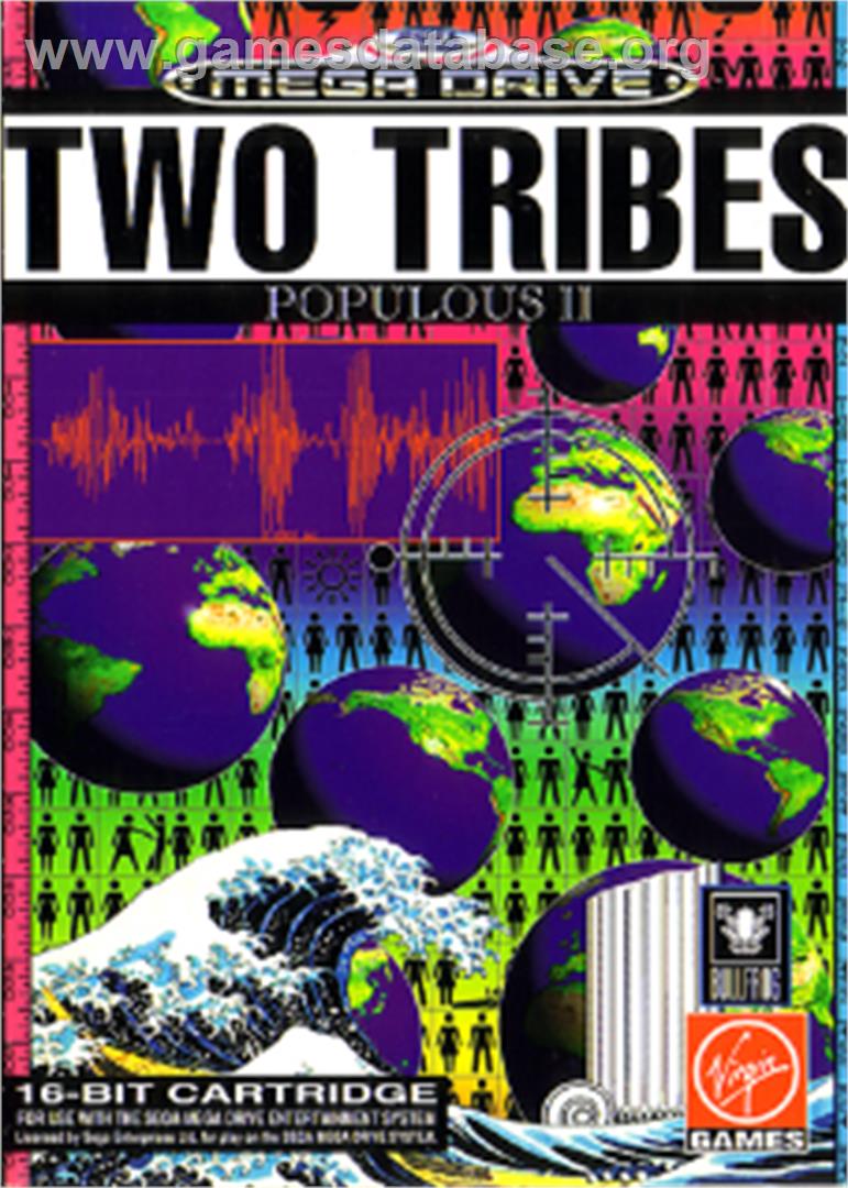 Populous 2 - Two Tribes - Sega Nomad - Artwork - Box