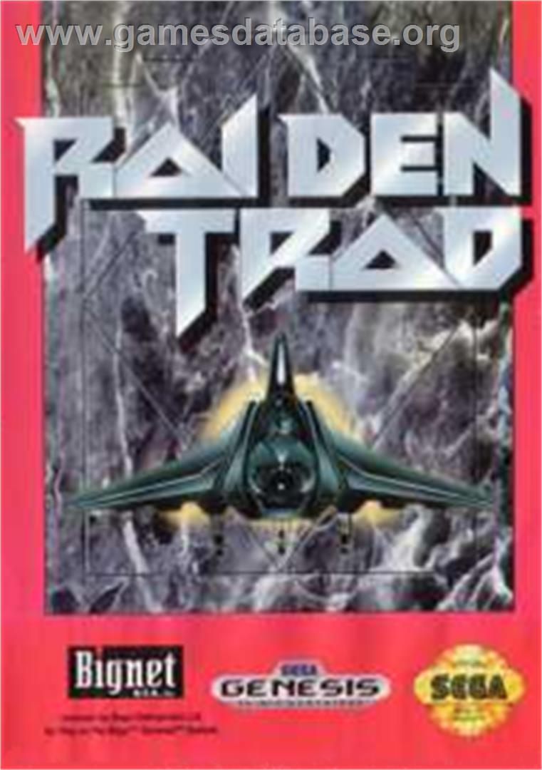 Raiden Trad - Sega Nomad - Artwork - Box