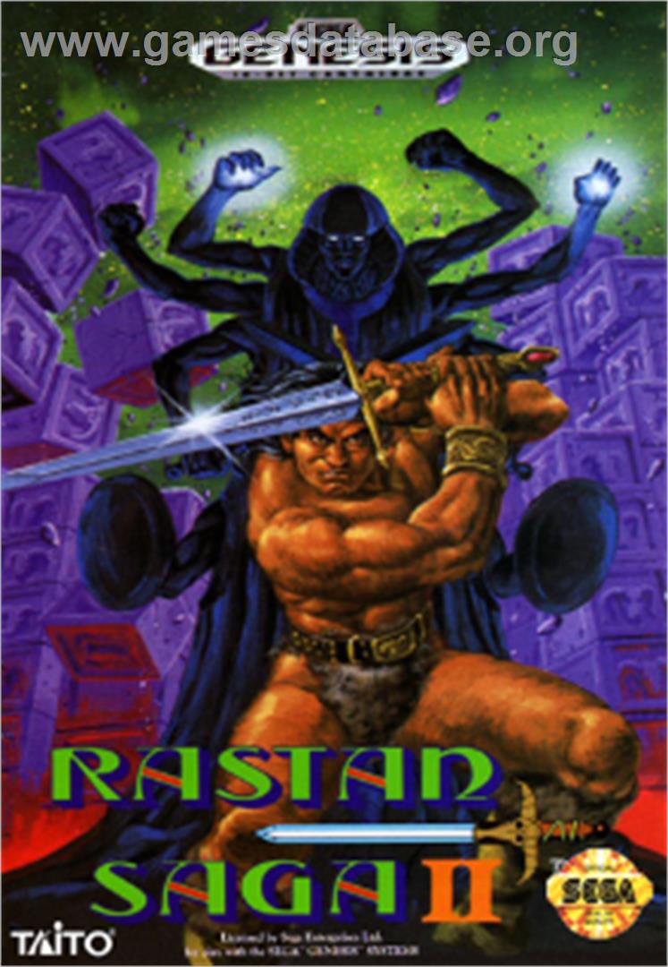 Rastan Saga 2 - Sega Nomad - Artwork - Box
