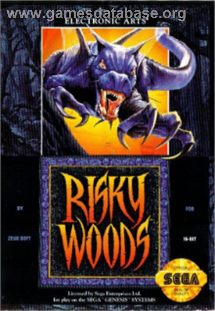 Risky Woods - Sega Nomad - Artwork - Box