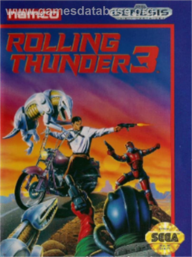 Rolling Thunder 3 - Sega Nomad - Artwork - Box