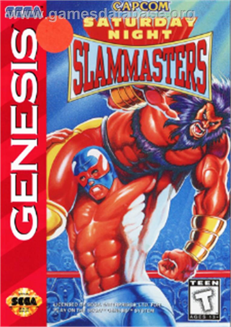 Saturday Night Slam Masters - Sega Nomad - Artwork - Box
