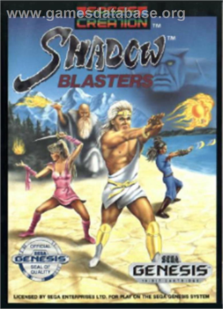 Shadow Blasters - Sega Nomad - Artwork - Box