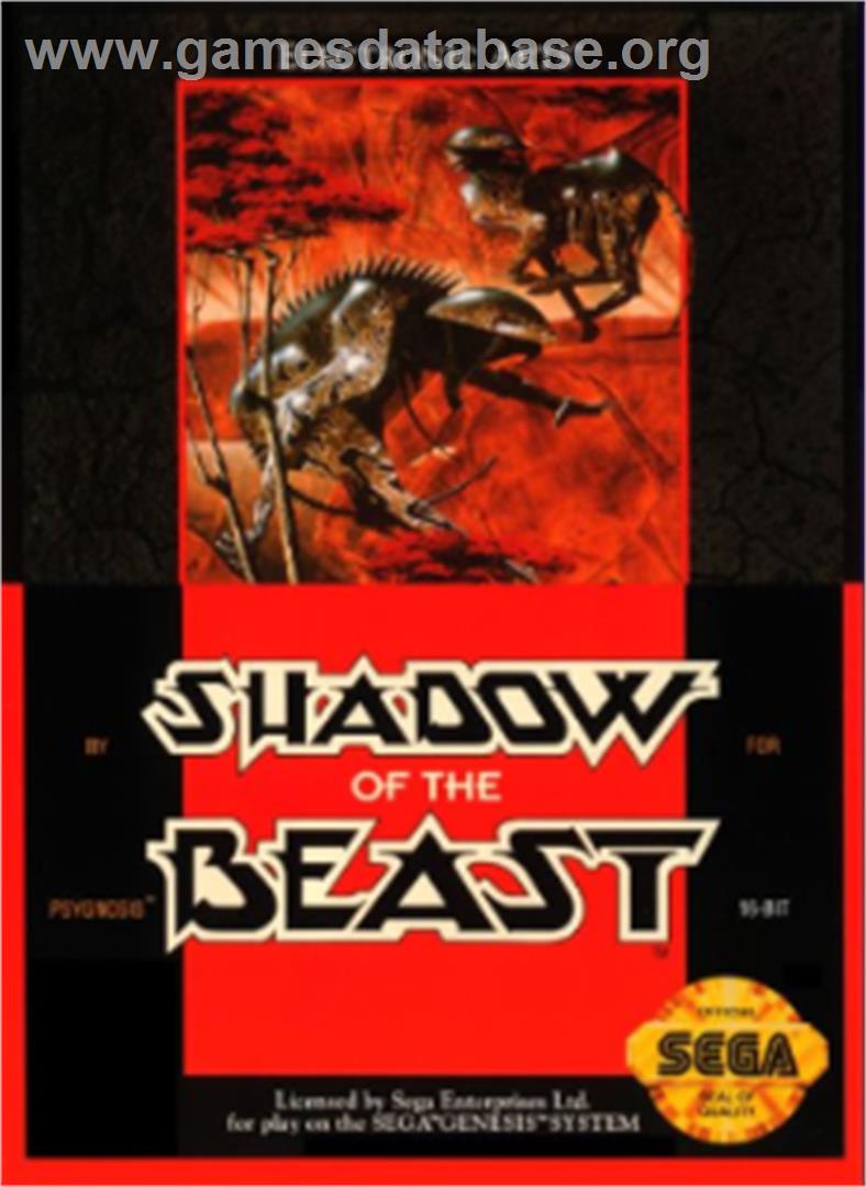 Shadow of the Beast - Sega Nomad - Artwork - Box