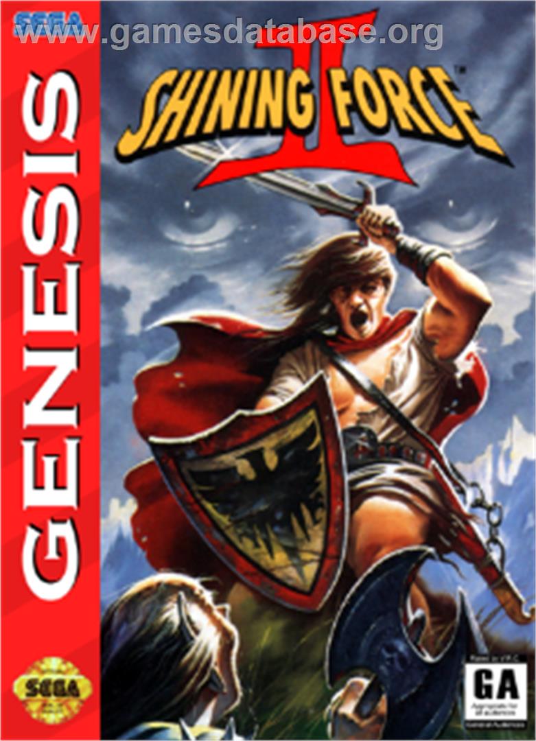 Shining Force 2 - Sega Nomad - Artwork - Box