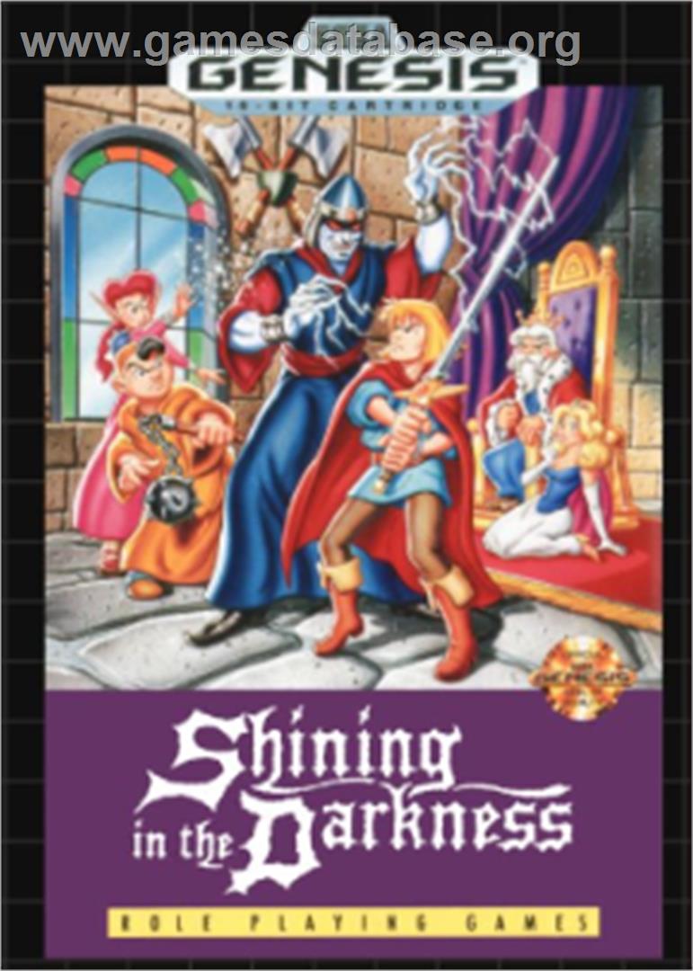 Shining in the Darkness - Sega Nomad - Artwork - Box