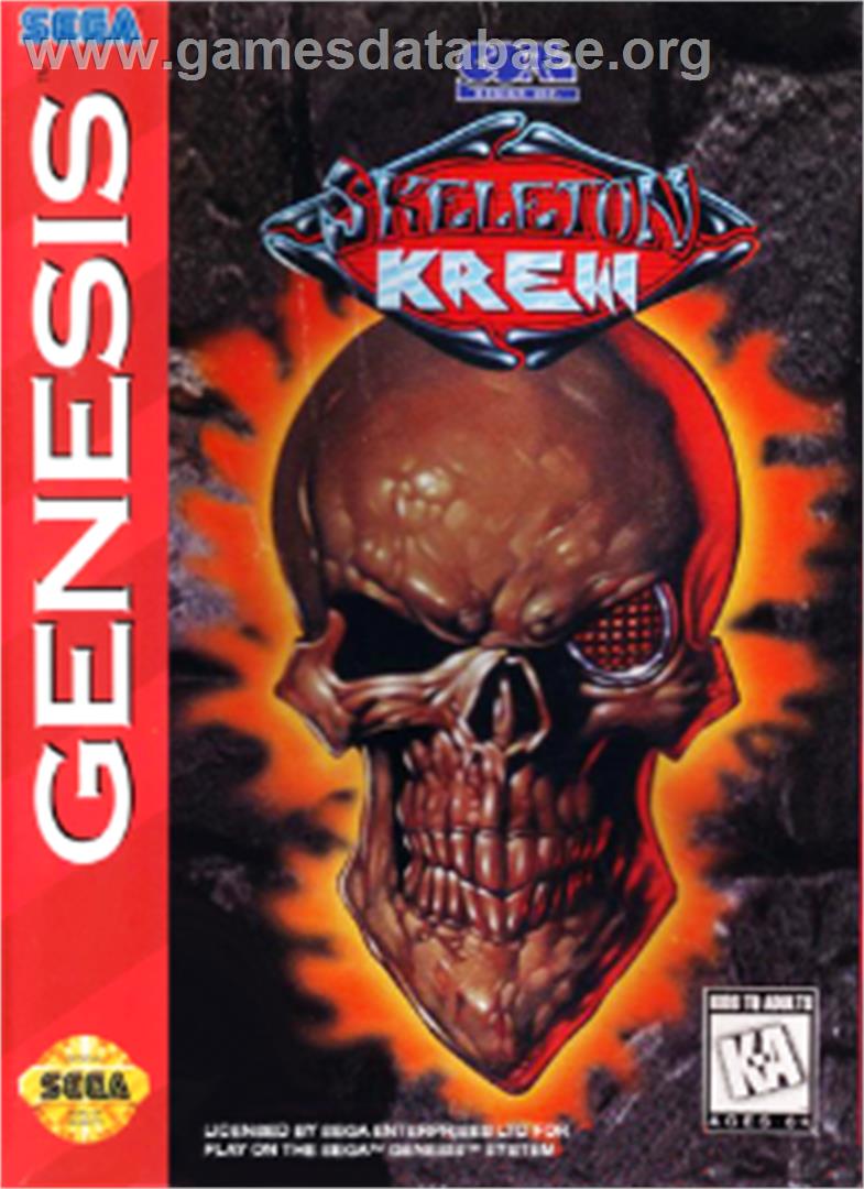 Skeleton Krew - Sega Nomad - Artwork - Box