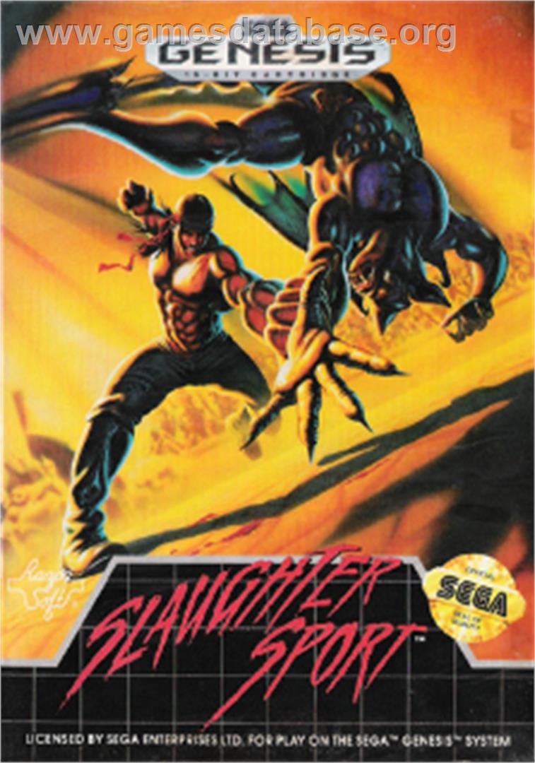Slaughter Sport - Sega Nomad - Artwork - Box
