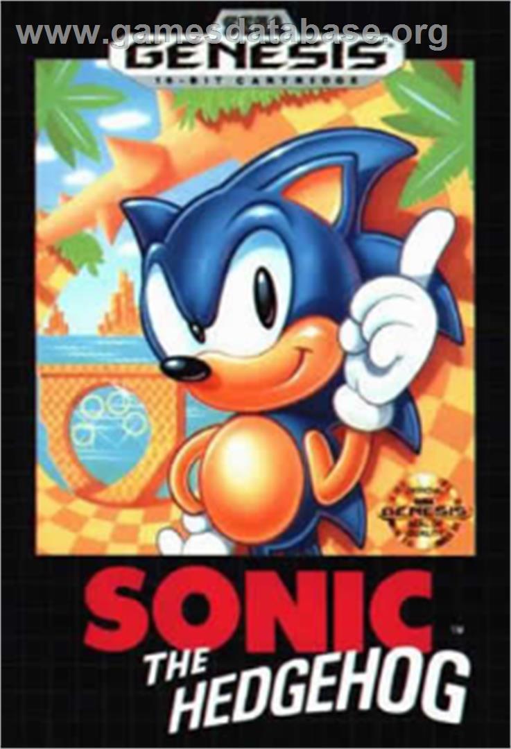 Sonic The Hedgehog - Sega Nomad - Artwork - Box