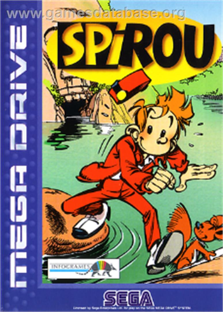 Spirou - Sega Nomad - Artwork - Box