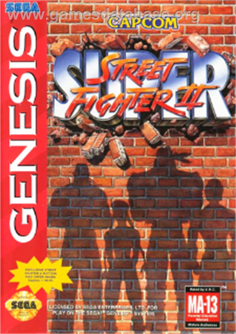 Super Street Fighter II - The New Challengers - Sega Nomad - Artwork - Box
