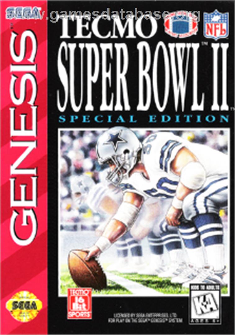 Tecmo Super Bowl 2 - Special Edition - Sega Nomad - Artwork - Box