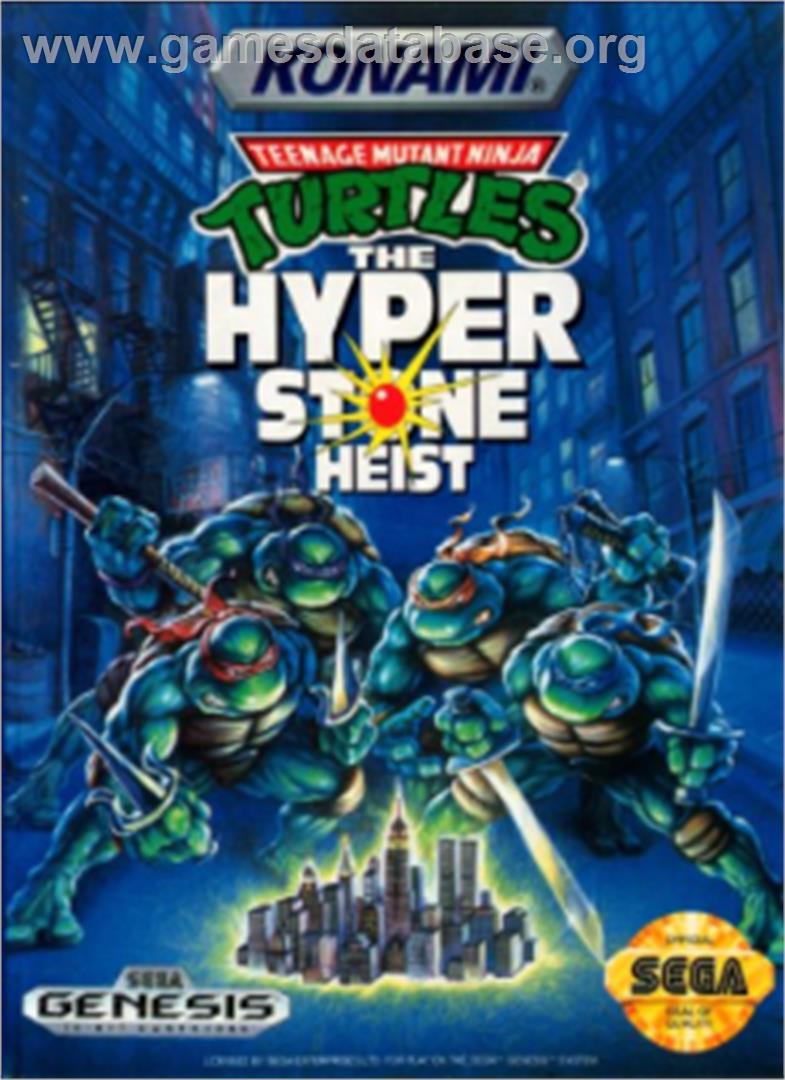 Teenage Mutant Ninja Turtles: The HyperStone Heist - Sega Nomad - Artwork - Box