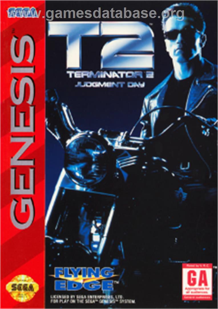 Terminator 2 - Judgment Day - Sega Nomad - Artwork - Box
