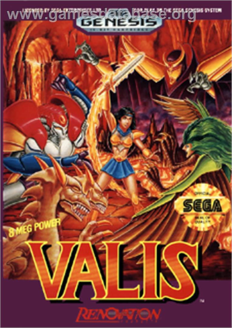 Valis - The Fantasm Soldier - Sega Nomad - Artwork - Box
