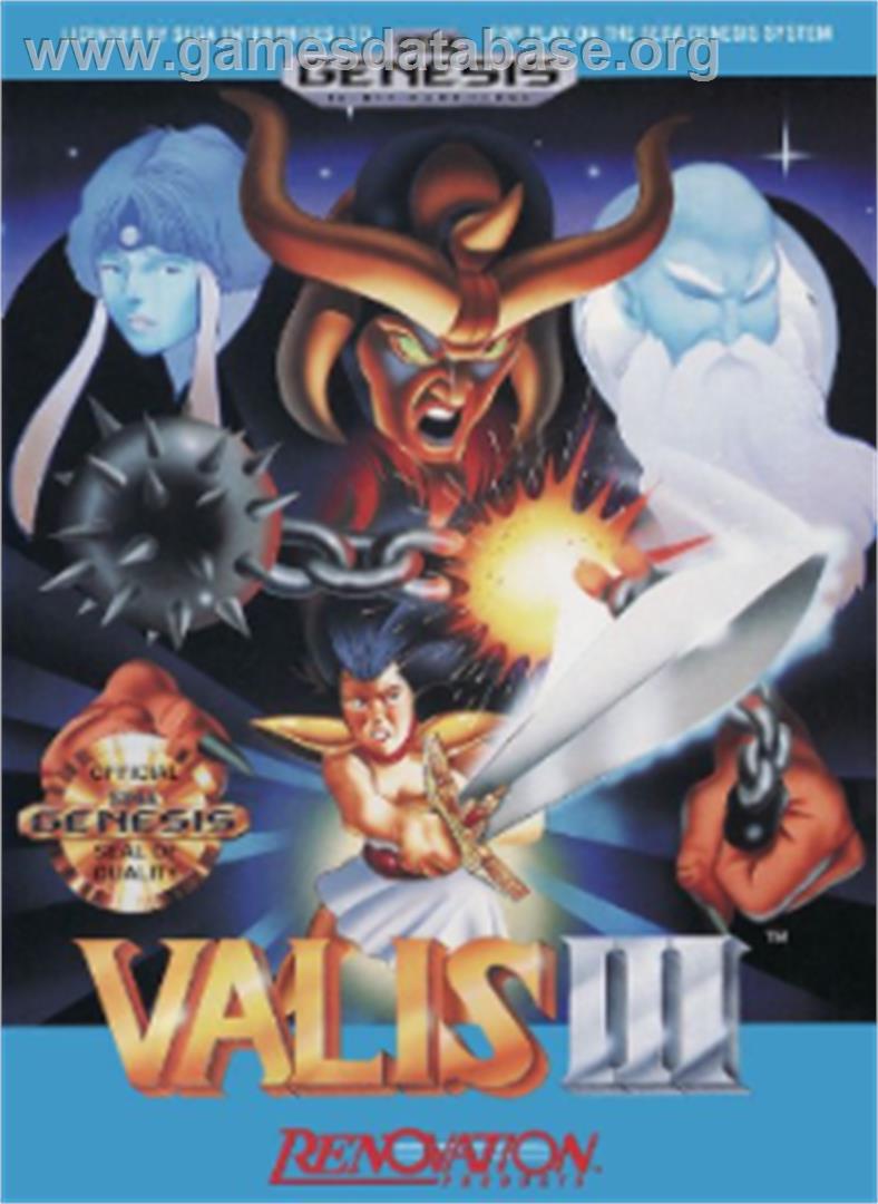 Valis 3 - Sega Nomad - Artwork - Box