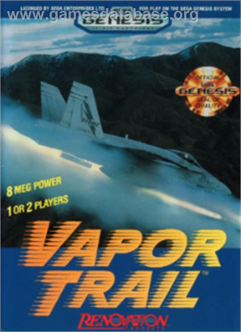 Vapor Trail - Sega Nomad - Artwork - Box