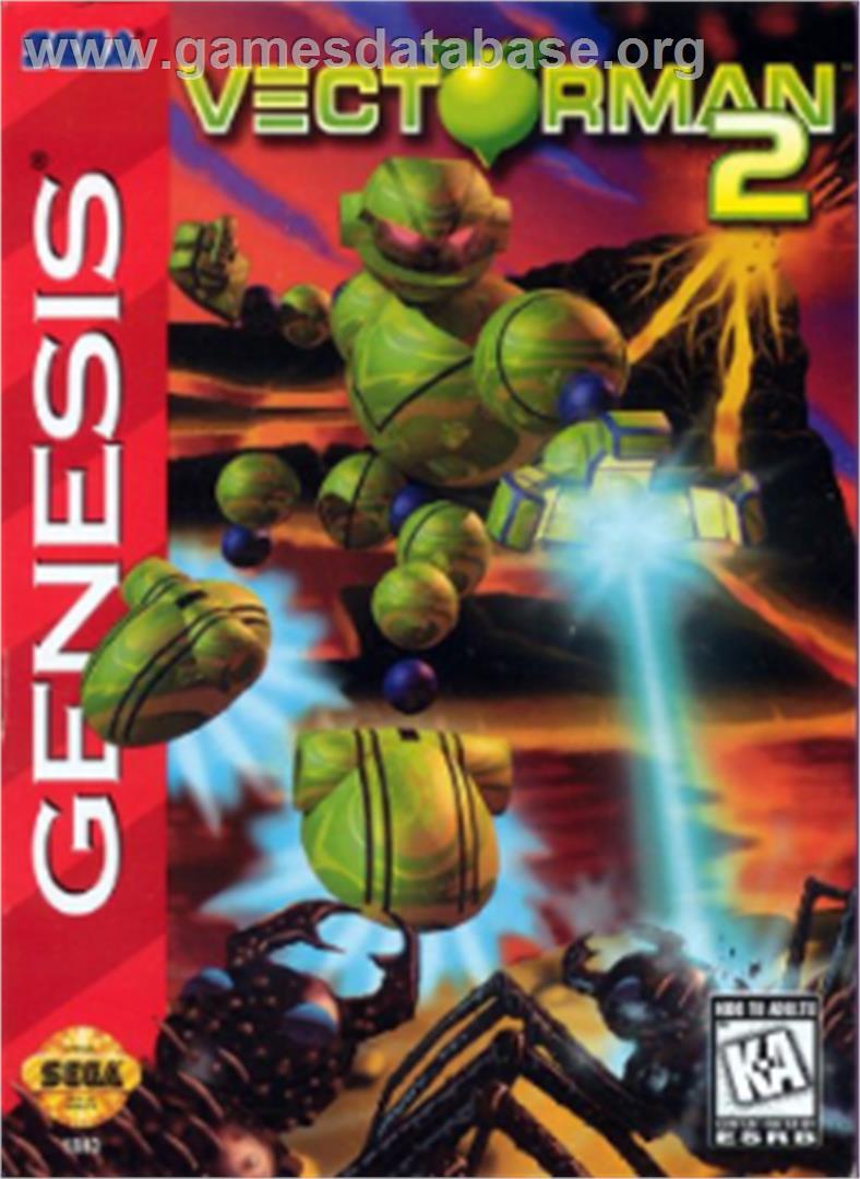 Vectorman 2 - Sega Nomad - Artwork - Box