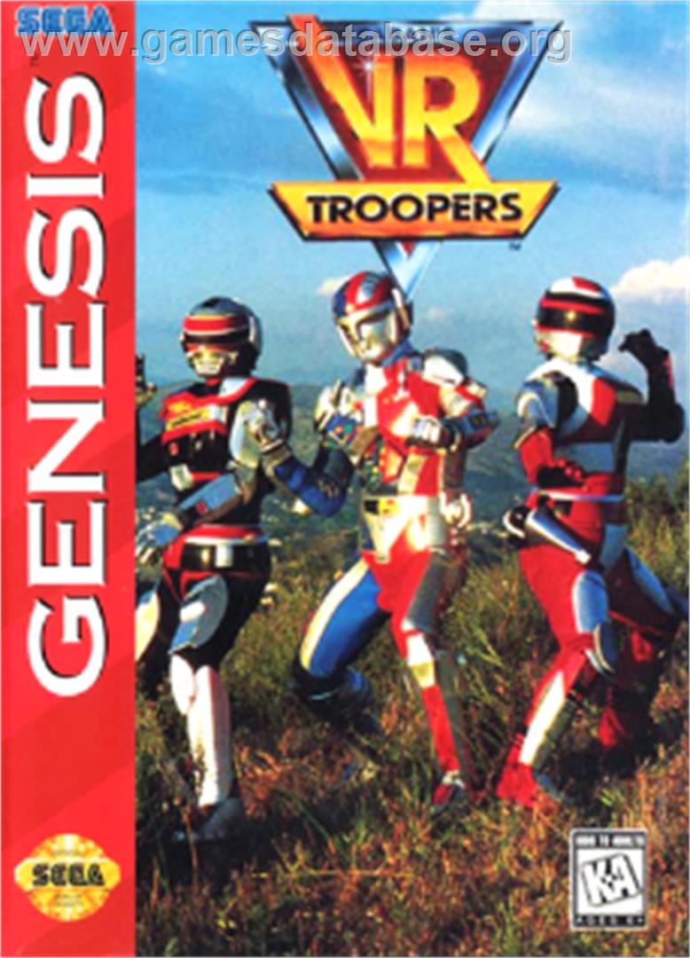Vr Troopers - Sega Nomad - Artwork - Box