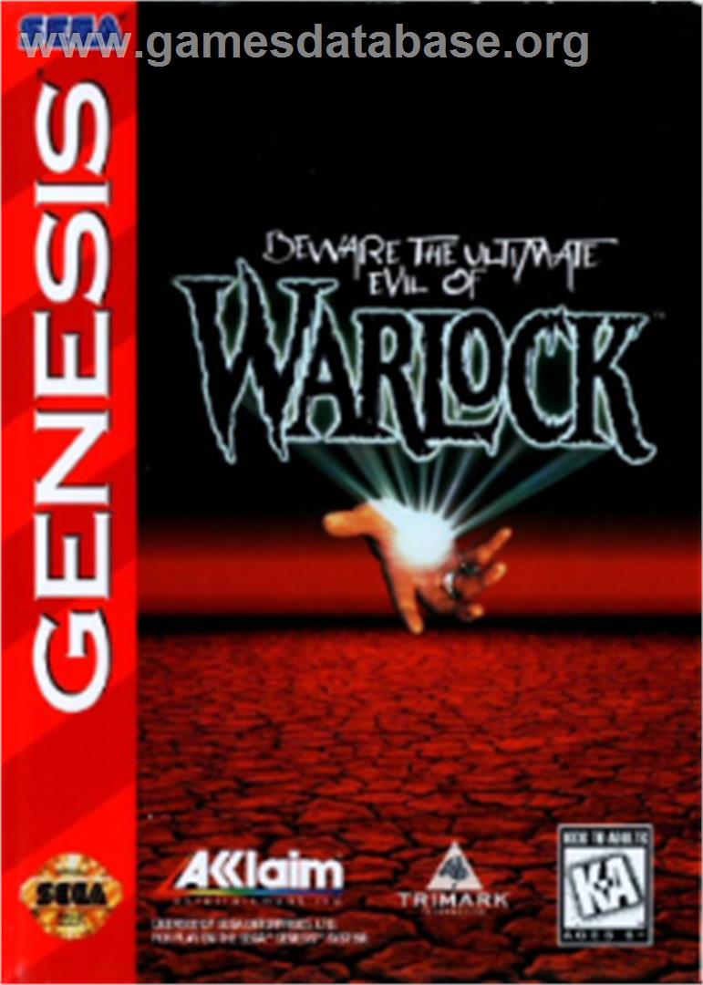 Warlock - Sega Nomad - Artwork - Box