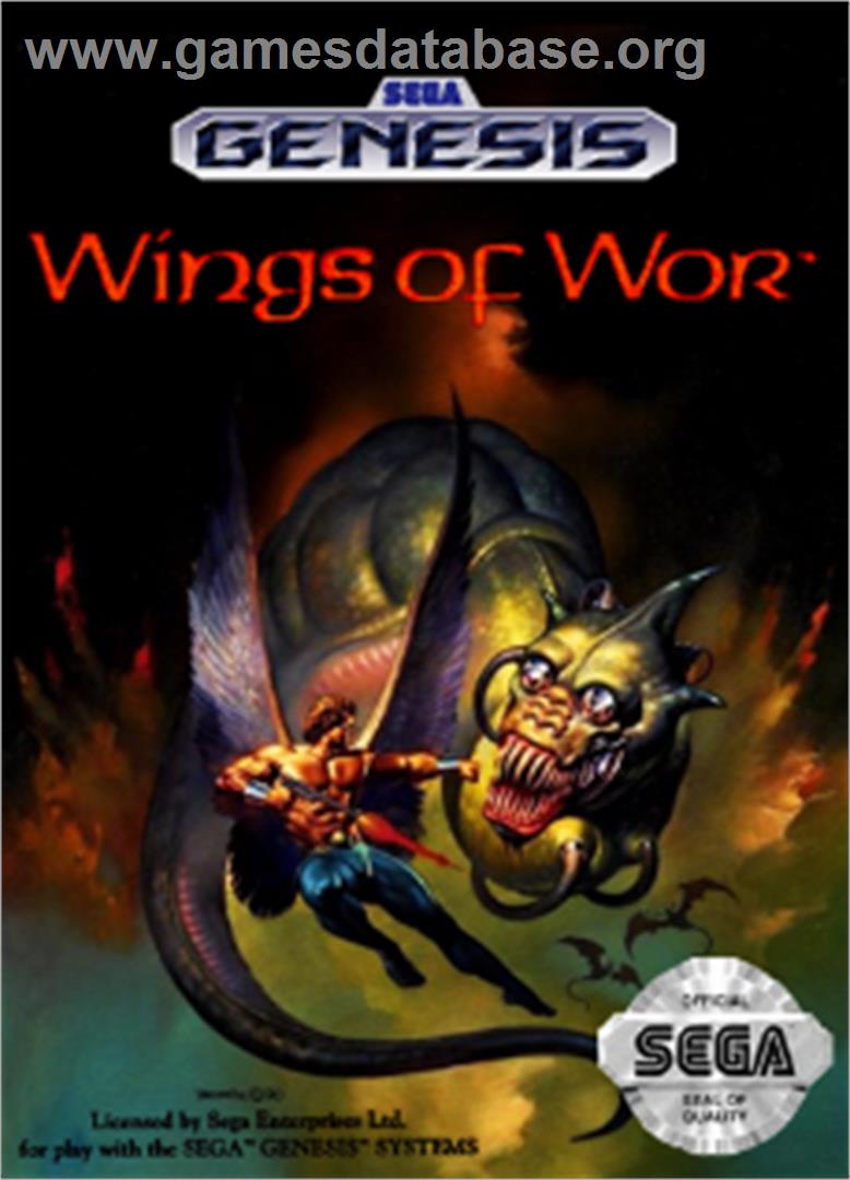 Wings of Wor - Sega Nomad - Artwork - Box