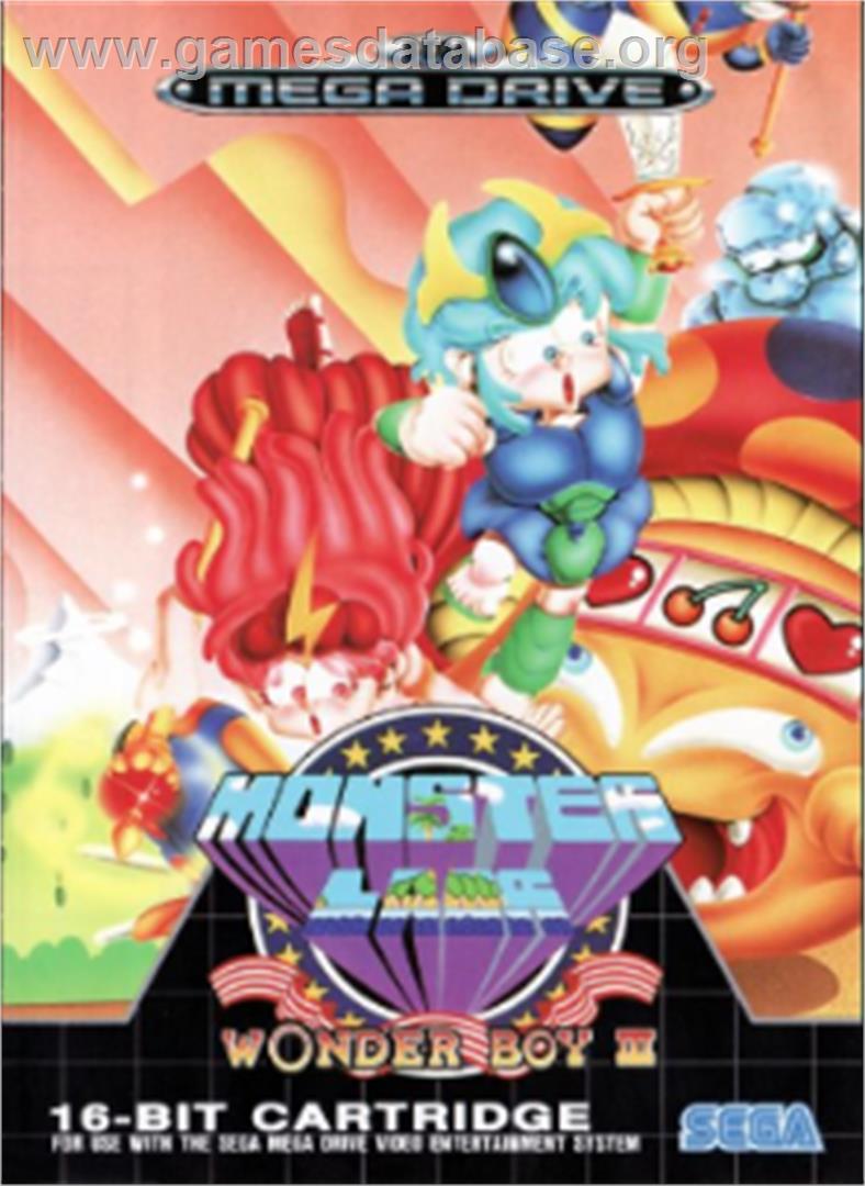 Wonder Boy III - Monster Lair - Sega Nomad - Artwork - Box