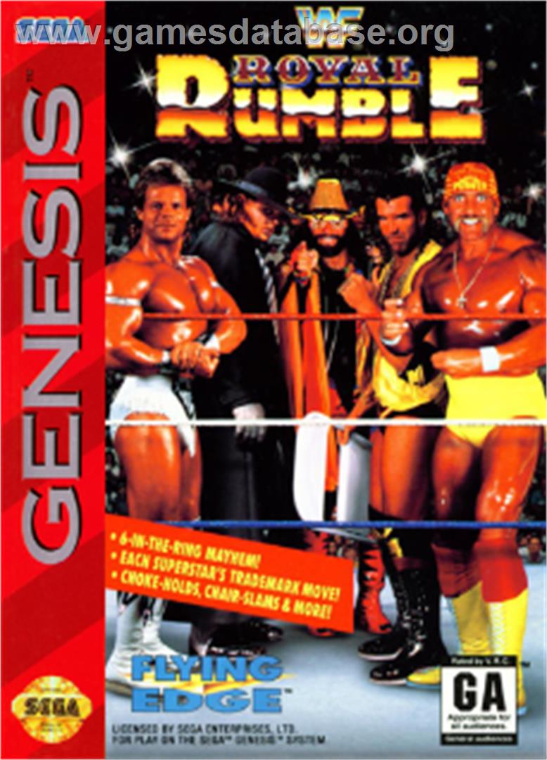 Wwf Royal Rumble - Sega Nomad - Artwork - Box