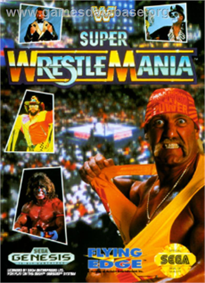 Wwf Super Wrestlemania - Sega Nomad - Artwork - Box