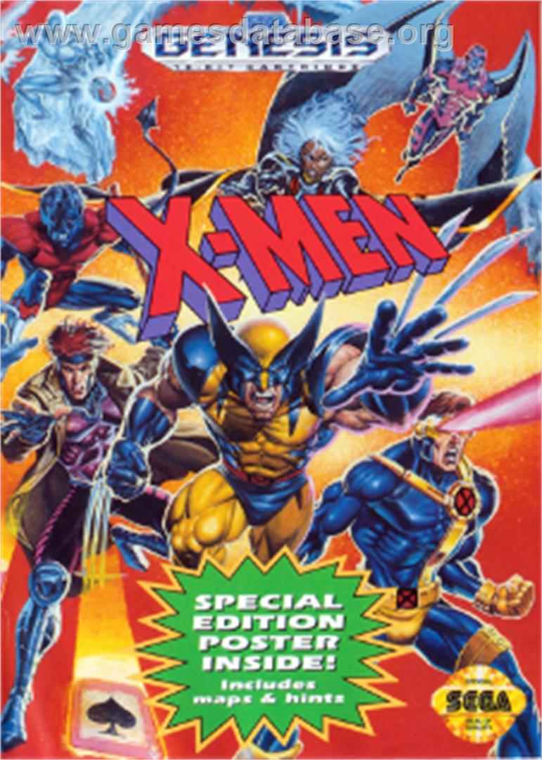X-Men - Sega Nomad - Artwork - Box