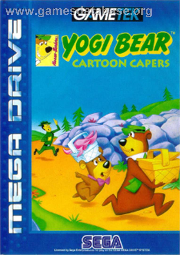 Yogi Bear - Cartoon Capers - Sega Nomad - Artwork - Box