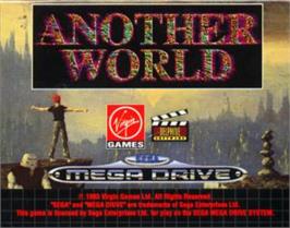Cartridge artwork for Another World on the Sega Nomad.