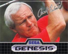Cartridge artwork for Arnold Palmer Tournament Golf on the Sega Nomad.