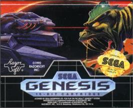 Cartridge artwork for Death Duel on the Sega Nomad.