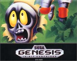 Cartridge artwork for Decap Attack on the Sega Nomad.