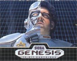 Cartridge artwork for E-SWAT: Cyber Police on the Sega Nomad.